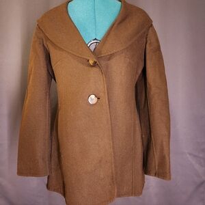 Brown Women's Wool Coat